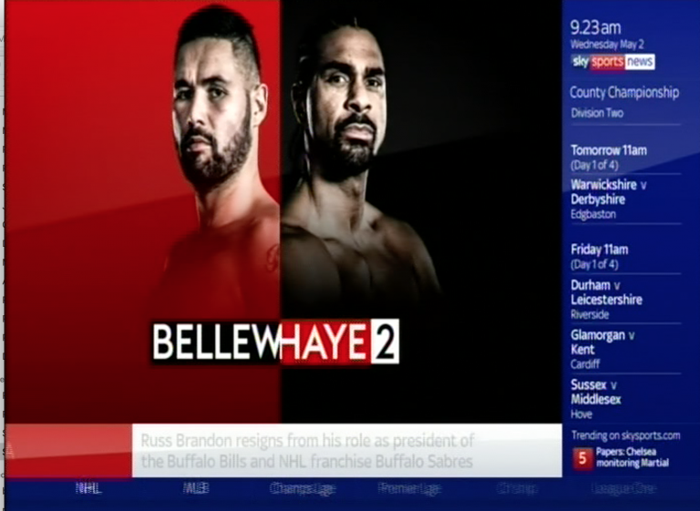 Sky Sports News: David Haye